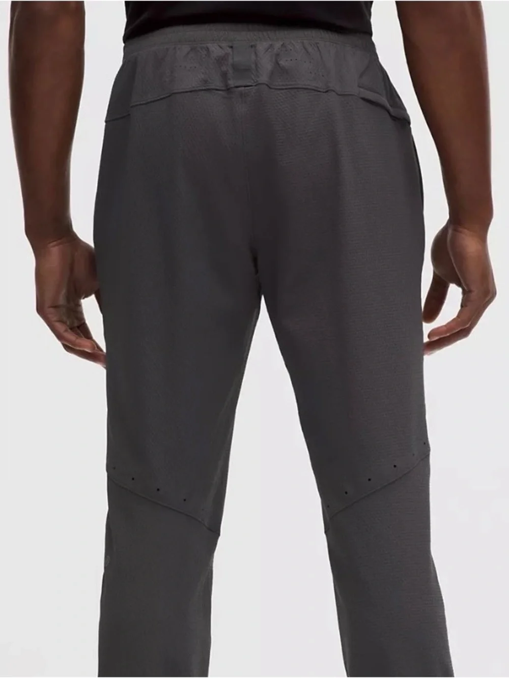 Lululemon License to Train Joggers in a textured graphite grey fabric